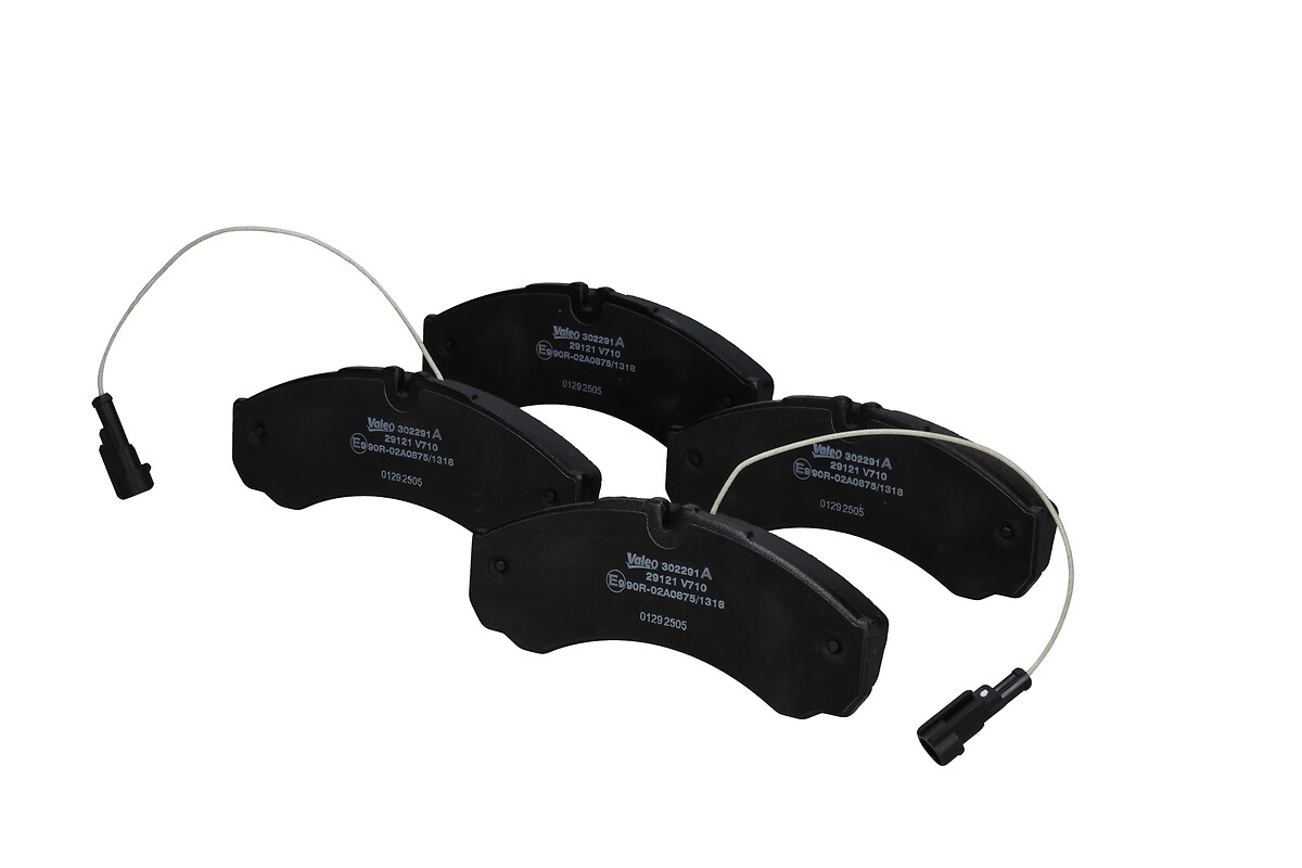 Jeu de 4 plaquettes de frein VALEO ref. 302291A